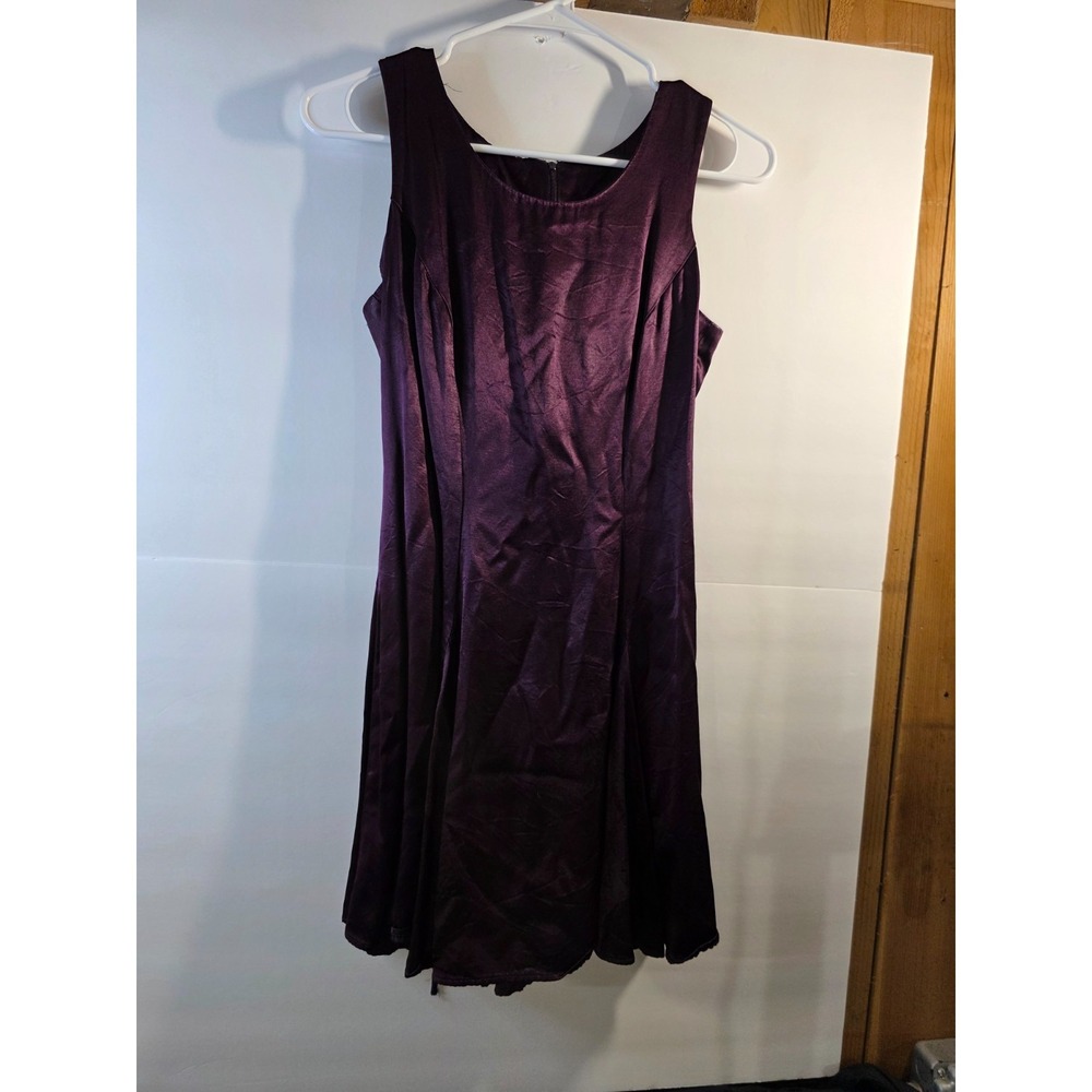 BESMART SATIN SLIP DRESS MADE IN USA SLEEVELESS SZ 11/12 0526-21